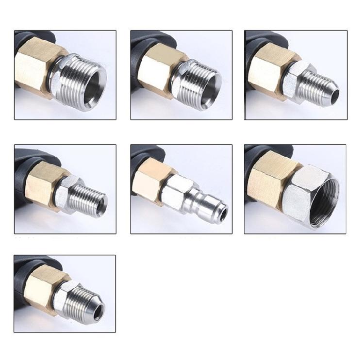 Quick Release Water Sprayers 3 Adapters Kits Copper Enhancing 10.5GPM High Pressure Washer Guns Car Washing Accessory
