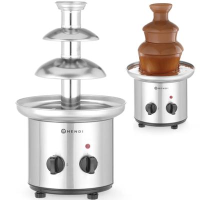 Chocolate Fondue Fountain, Steel, 170W, Hendi 274101