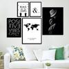 Music Black White Canvas Poster Wall Pictures Quote Art Prints For Living Room Modern Bedroom Wall Hanging Painting HD2743
