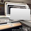 Car LED HD Mirror Makeup Mirror Three Gear Adjustment Sun Visor Plate Interior RearMirror Dimmable Auto Vanity Mirrors