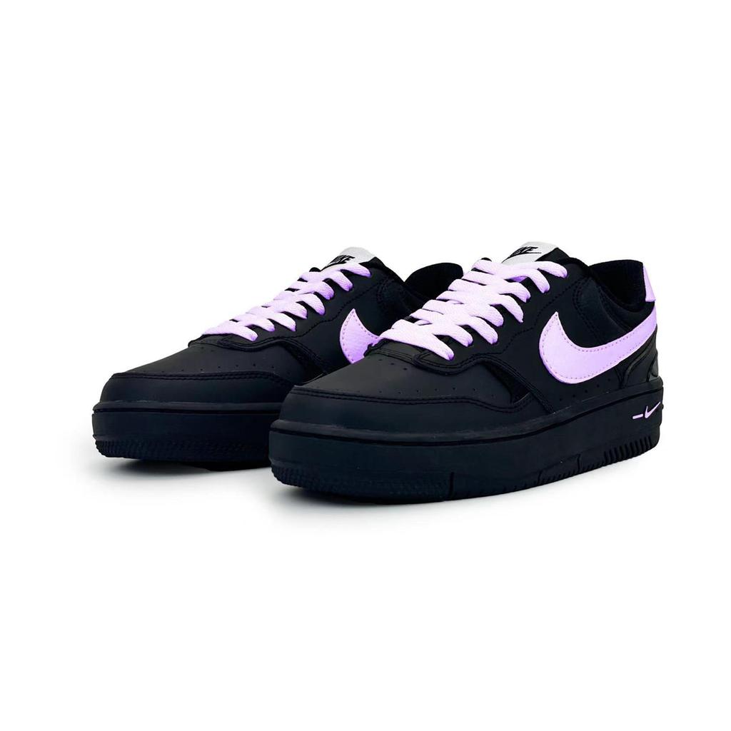 Nike Gamma Force Abrasion Resistant Low top Skateboard Shoes Women's Black Purple FQ6476-010(Team103-)
