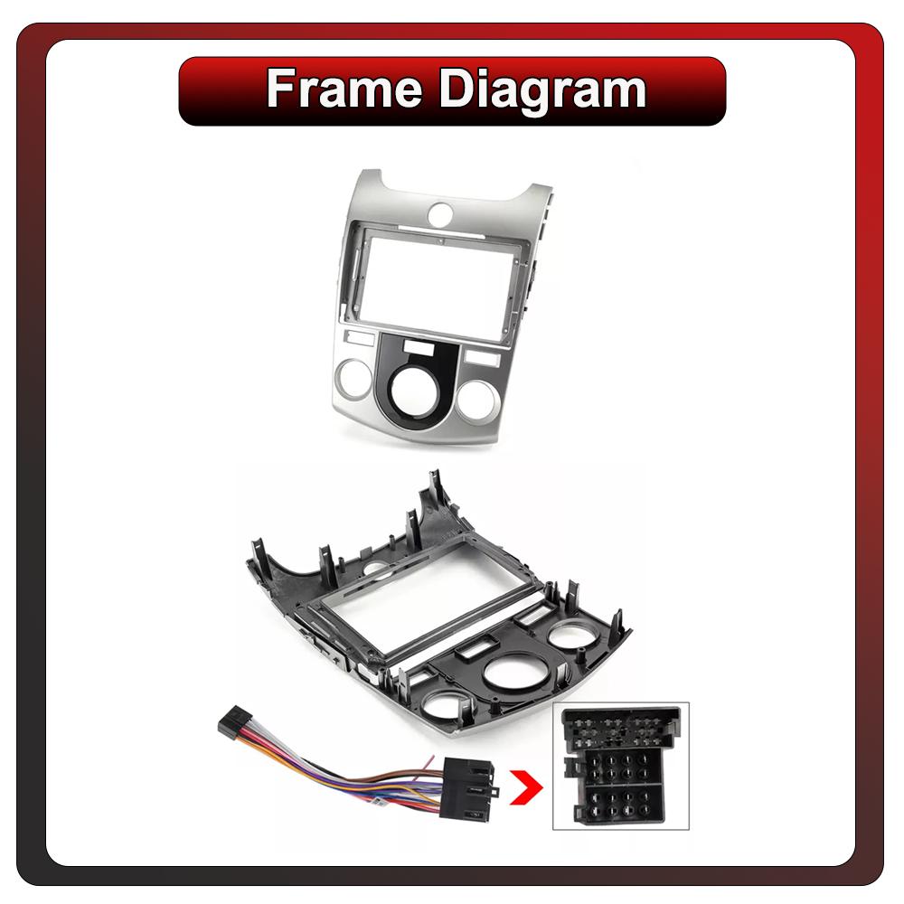 2Din Android Car-Play Car Radio,KIA Forte Cerato 2008-2014,Multimedia Player Head Unit Stereo GPS Navigation BT WIFI,2+32GB