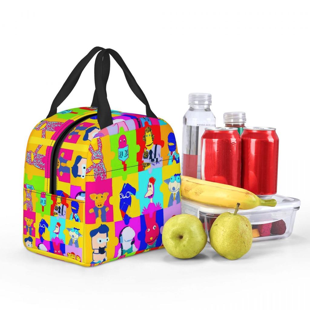 31 Minutos Comedy Insulated Lunch Bag Food Container Bags Portable Thermal Cooler Bento Box For Picnic