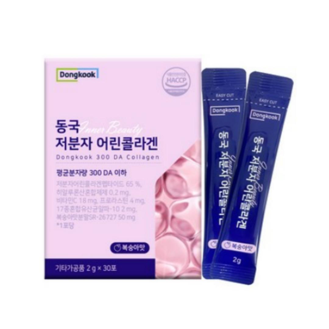 

[Dongkook] 300 DA Collagen Probiotics Vitamin C 2g x 30stick / Peach flavor 1box (30stick)