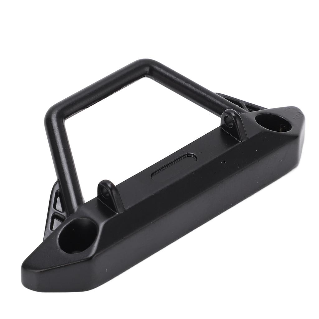 RC Flat Front Bumper Car Protection with 2 LED Headlights for Axial SCX24 124 RC Car Crawler