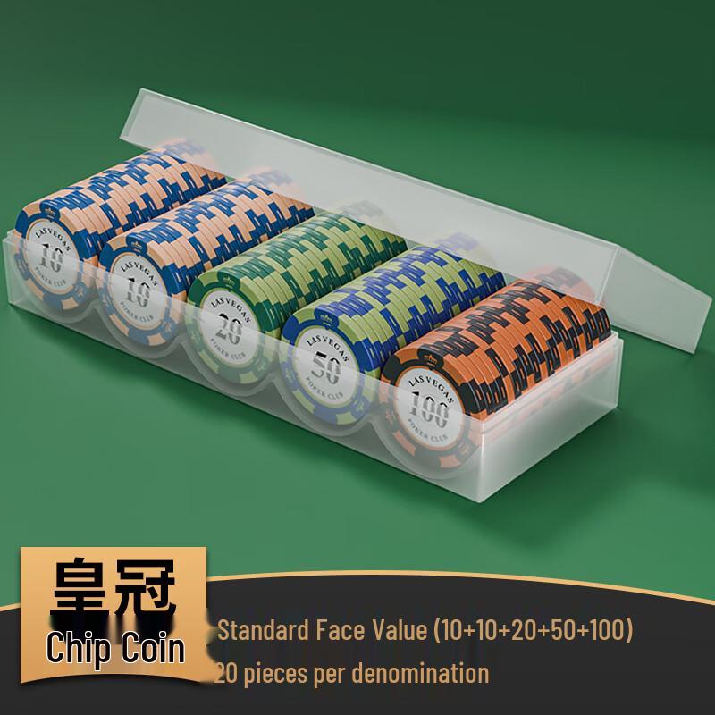 Mahjong Poker Chips Set