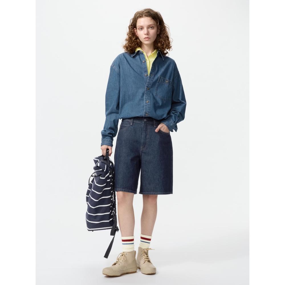 Uniqlo Japan Light Denim Oversized Shirt