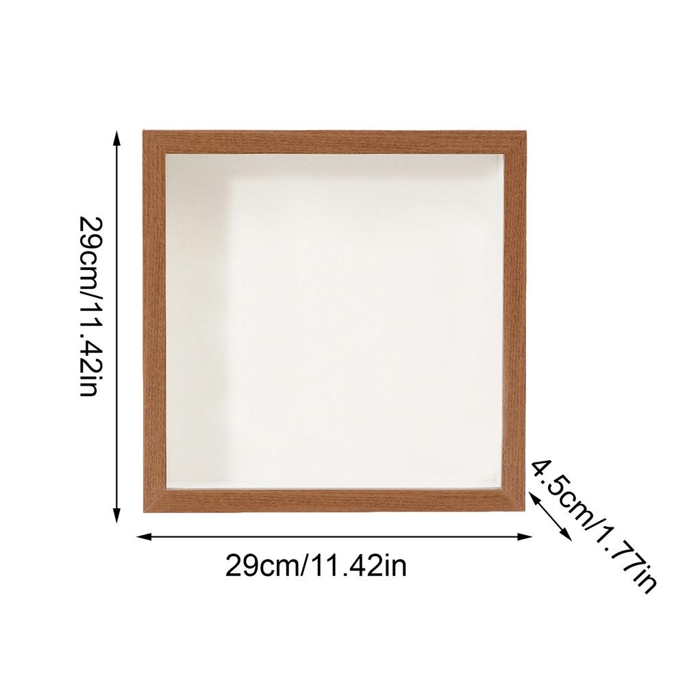 Ticket Memory Box Storage Photo Frame Multi-Purpose Wall Mount Transparent Memory Box Picture Frame Slot For Family Friends