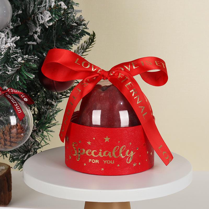 Christmas Gift Box Composite Candy Box Transparent Candy Box Gold For Gift Wrapping Festive Table Centerpiece Christmas Festival Other