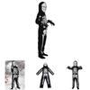 Kids' Skull Print Jumpsuit Halloween Costume Set For Role Play And Themed Party