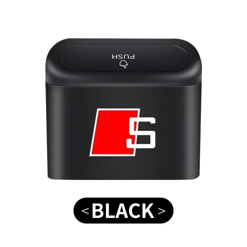 Car Trash Can Garbage Dustbin Storage Box For q2 Sline A3 b5 b6 b7 b8 c5 c6 A4 A5 A6 A7 A8 S3 S4 S5 S6 S7 S8 TTS SQ3 Q5 Q7 SQ5