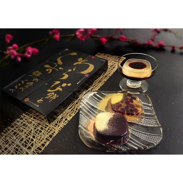 Kawachi Surugaya Warabi rice cake and Kuzumochi rice cake (kuzumochi) 5pcs. Wagashi