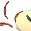 Akustikgitarre Armlehne Handschutz Handauflage Selbstklebend Folk- und Klassikgitarre Handauflage [Rotes Rosenholz, Ebenholz] Modell B
