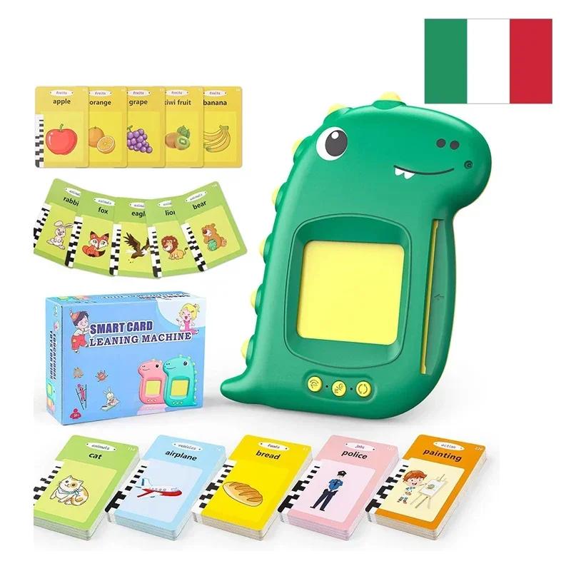 Talking Shiny Cards Early Educational Baby Young Boys Girls Preschool Learning Reading Machine Interactive Present Arabic Italian Russian