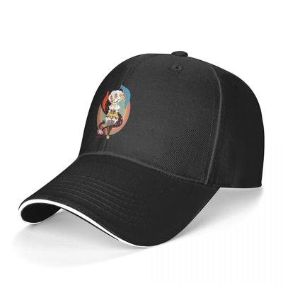 Madoka Magica Baseball Cap Chomp CHOMP Running Trucker Hat Verstelbare Vrouwelijke Esthetische Print Snapback Cap