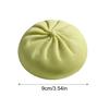 Yousheng Simulation Steamed Bun Squeeze Toy with Steamer Stress Anxiety Relief Stuffed Bun Sensory Toy Soft TPR Calming Chinese Breakfast Fidget Toy