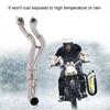 Motorcycle Full Exhaust System Vent Front Pipe Link for Yamaha MT 07 FZ 07 2014 2017(Straight)