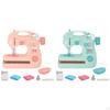 Children Sewing Machine Household Appliance Mini Furniture Toy Mending Battery Operated DIY