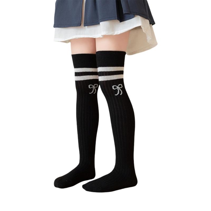 Pair Knee Length Socks Kids Long Socks Elastic Over the Knee Socks Breathable for Ages 3 To 12 Perfect for Everyday Wear