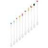 10PCS Cute Cocktail Drink Mixer Bar Stirring Mixing Sticks Spoons Bar Kitchen AccessoryL