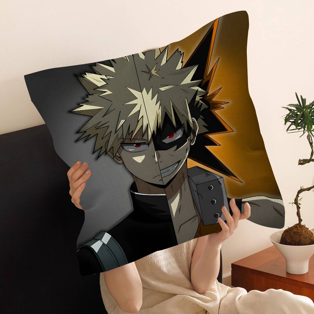 Anime MMy HHero Academia Katsuki Bakugo pillow cover sofa cushion cover home room decoration children gift