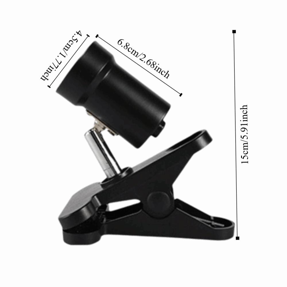 25W/50W/75W Turtle Basking Lamp Clip-on Lamp Holder Pet Heat Bulb Snake Tortoise Plants