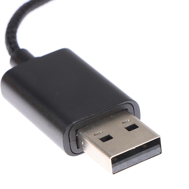 2 i 1 usb til 3,5 mm jack lydkort plugg lyd lydadapter for pc bærbar