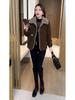 Warm Plush-Lined Jacket for Petite Women - 2025 Winter Fashion: Loose, Versatile, Thick Cotton Outerwear