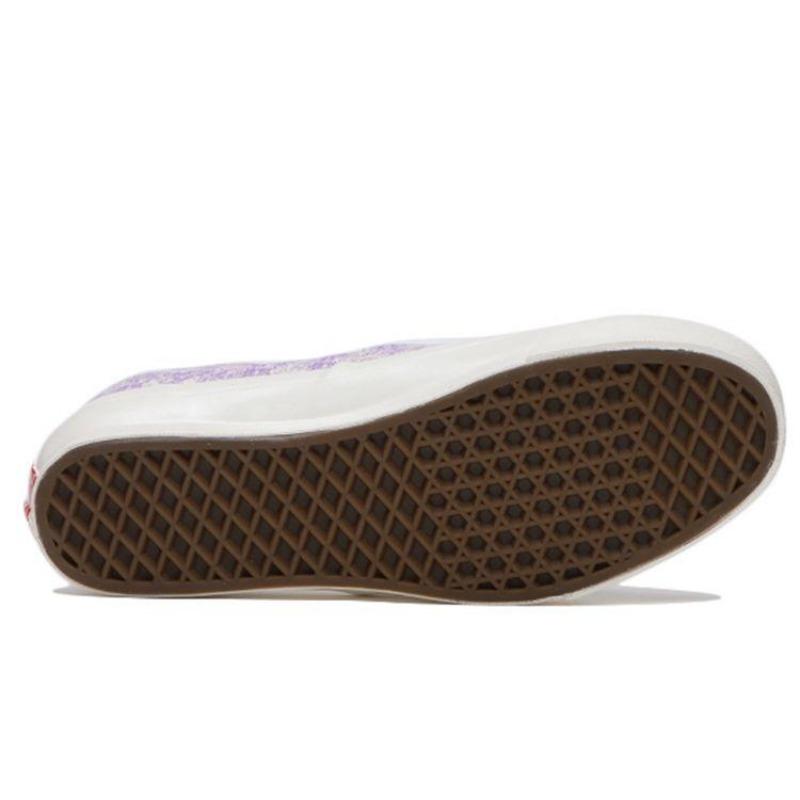 Vans Authentic Lx unisex acid wash canvas stylish lightweight durable low-top skate shoes lavender VN0A4BV94IA