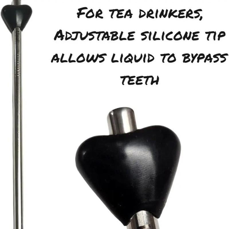 

Силиконовый наконечник, против морщин, соломинка, щетка для чистки из нержавеющей стали, соломинки для питья виски