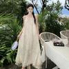 Women's 2024 Summer Floral Sleeveless Dress: New Chinese-French Style