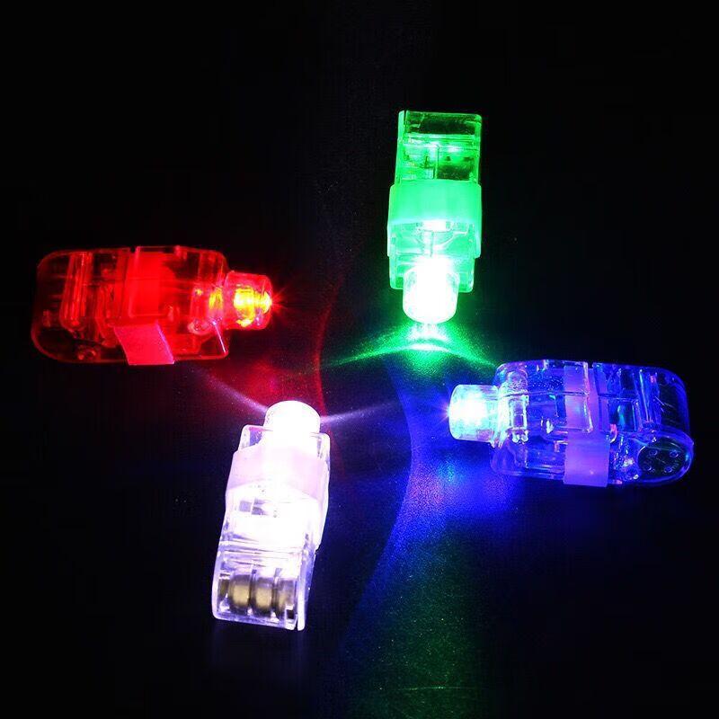 Xixun Dazzling Red Finger Lights Pack of 50