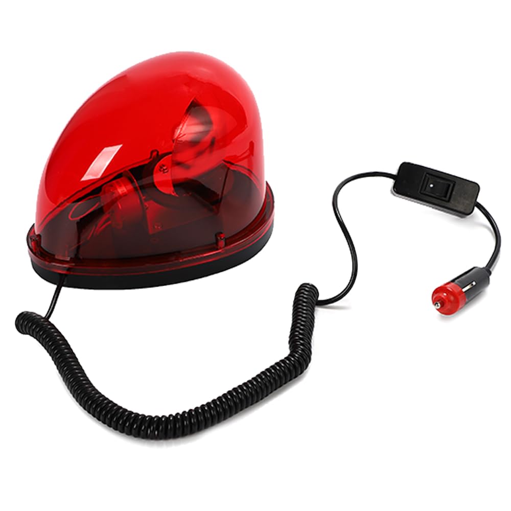 Car LED Rotating Emergency Warning Cigarette Lighter Socket Patrol Guidance Light for Construction and Other Locations Beacon, Light, Light, Type,