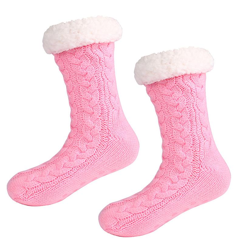 New Men Home Thermal Socks Winter Warm Short Cotton Thick Sleeping Soft Fluffy Slip Non Floor house fuzzy slipper Sock Male Grip
