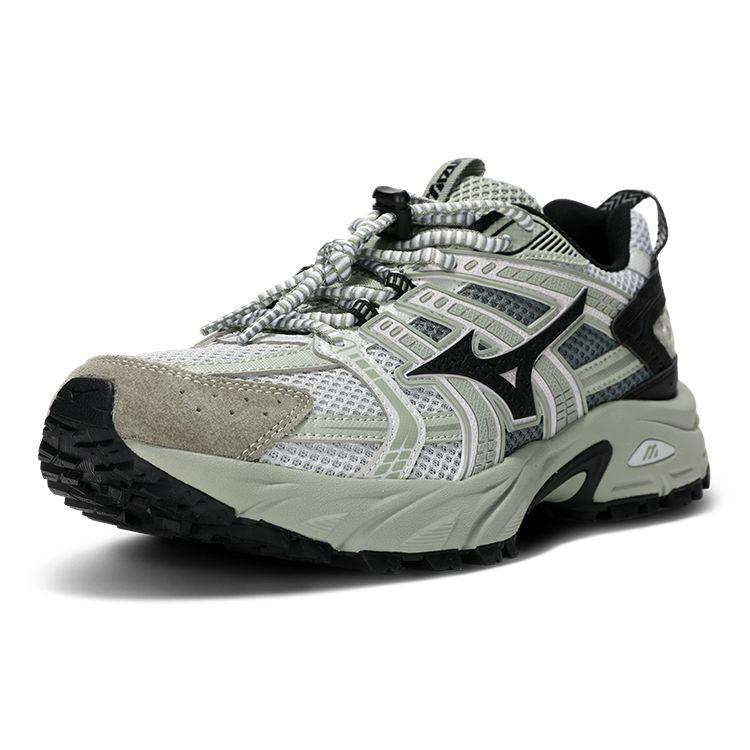 Mizuno Fiyi Tl Retro Outdoor Shock Absorbing Slip Resistant Durable Low Top Lifestyle Shoes Unisex Sneaker Grass-Green D1GH240904