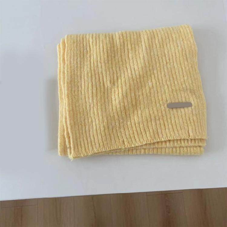 Versatiles Ladies' Knitted Scarf Lightweight Cold Weather Neckerchief Daily Wear for Men Women and Kids