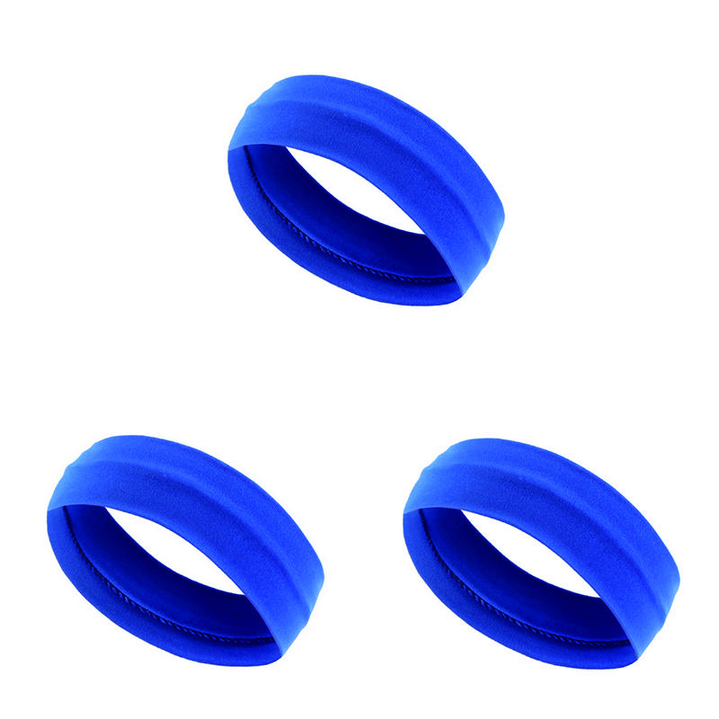 

3 шт. Однотонная эластичная повязка на голову для йоги, бега, велоспорта, занятий спортом на открытом воздухе, впитывающая пот, для умывания лица и макияжа