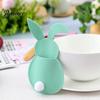 Easter Dinner Table Decor 4 Pcs Bunny Cutlery Holders, Felt Tableware Pouch Bags, Cute Rabbit Utensil Decorative Fork Spoon Sleeve, Spring Knife