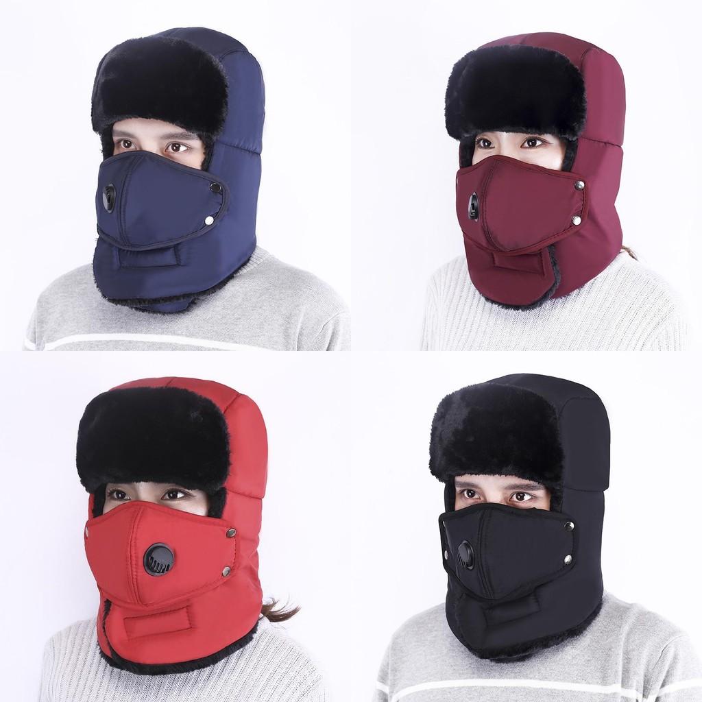 Winter Ear Ushanka Protection Hat Thick Warm Plush Windproof Outdoor Cap Gift