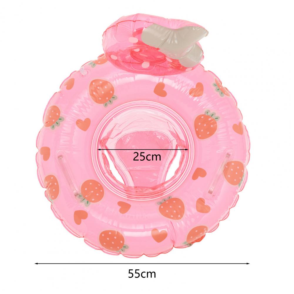 Nadmuchiwany pierścień do pływania dla niemowląt Ananas Truskawka Uroczy nadrukowany pierścień pod pachami PVC Letni basen dla dzieci Pływający pływak Wodna zabawka