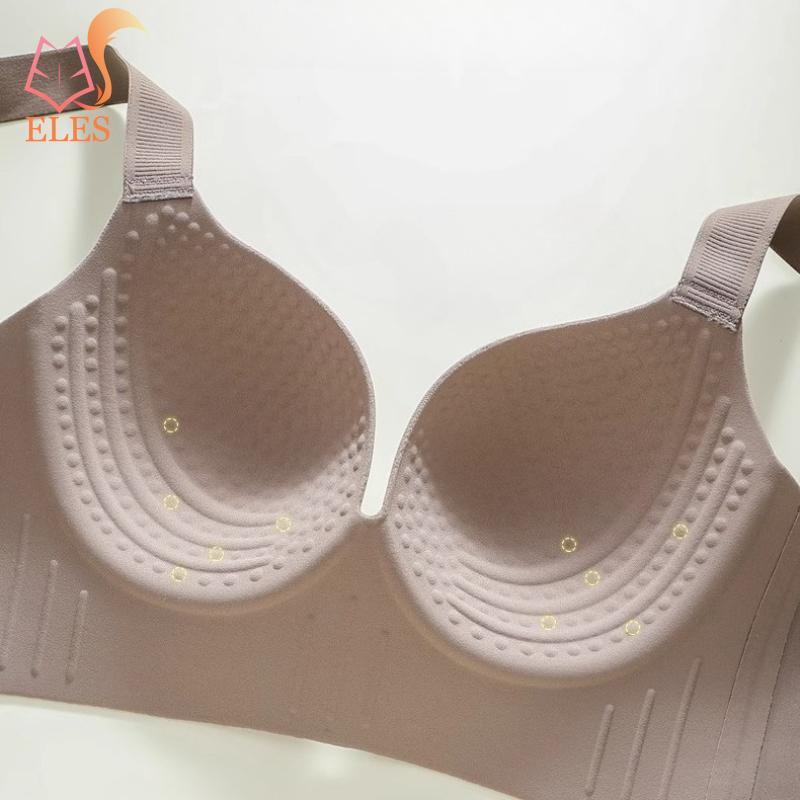 Womens Seamless Wireless Comfort Bra with Soft Support No Underwire Push Up Bra