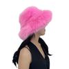 Fisherman's hat winter style brim basin hat thickened warm imitation fur fur fur hat