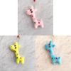 Plush Deer Keychain With Soft Polyester Fur For Gift And Decor