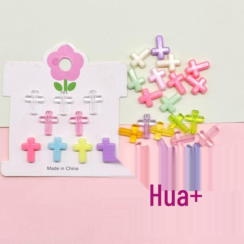 Acrylic Transparent Colored Beaded Badge/Card Holder Bracelet