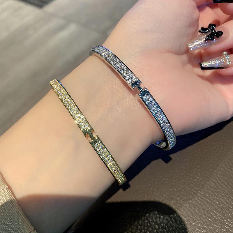 Starry Sky Fashion Paris Bridge Light Luxury Trendy Bracelet