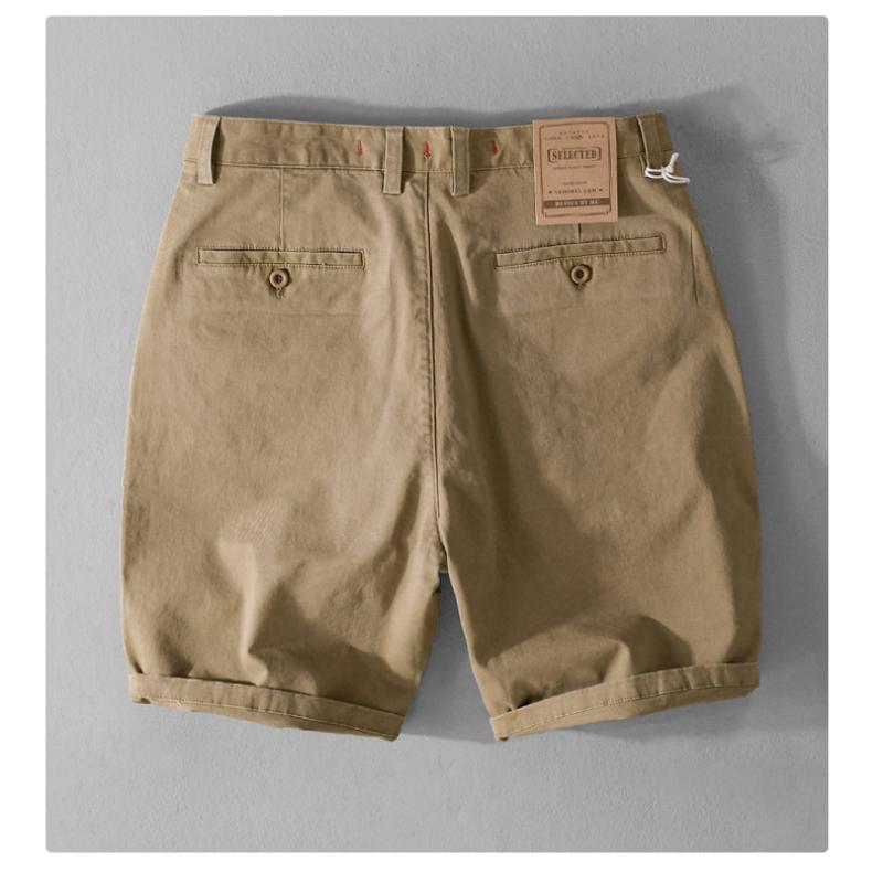 Pánské šortky v americkém vintage stylu, prané volné kraťasy, cargo kalhoty, letní móda, bavlněné, ležérní, strečové kraťasy