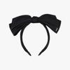 PINK PINEAPPLE TIERED RIBBON HAIR BAND_BLACK