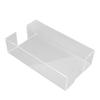 Napkin Tray Storage Holder Transparent Acrylic Modern 9.5x5.5x2.5in Large Capacity Napkin Dispenser for Party Kitchen