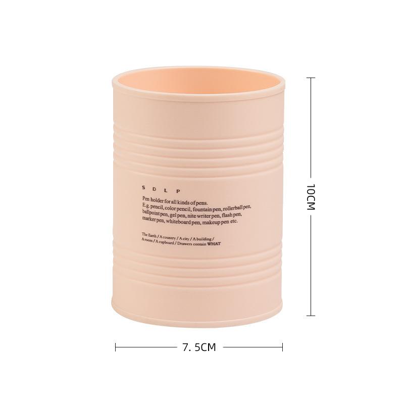 Fashion Pen Holder Student Office Desktop Simple Nordic Internet Celebrity Creative Round Multifunctional Makeup Brush Storage