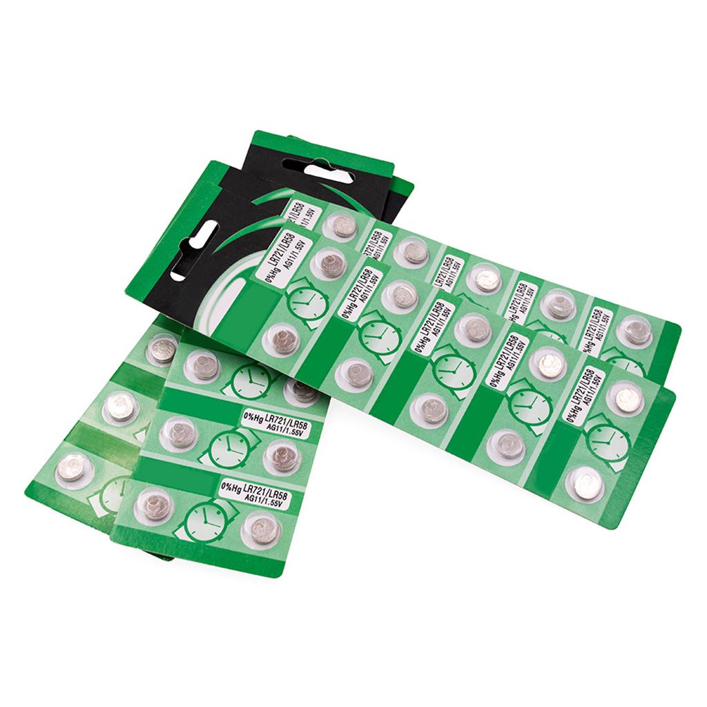 10/20Pieces AG11 LR721 Button Cell Batteries Long Lasting Power Supply For Low Power Devices Like Toys And Remotes